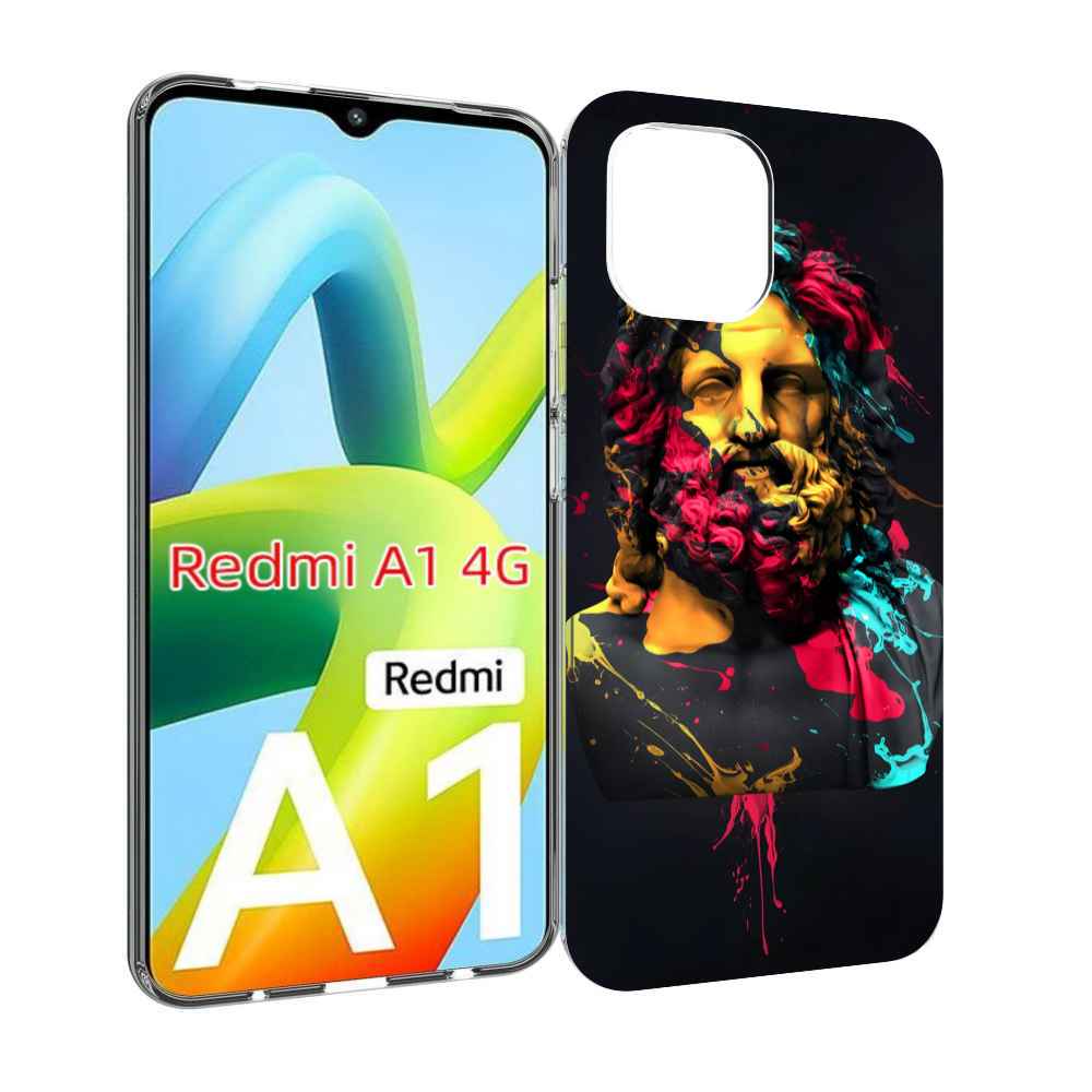 

Чехол MyPads арт-статуя-краски для Xiaomi Redmi A1, Прозрачный, Tocco