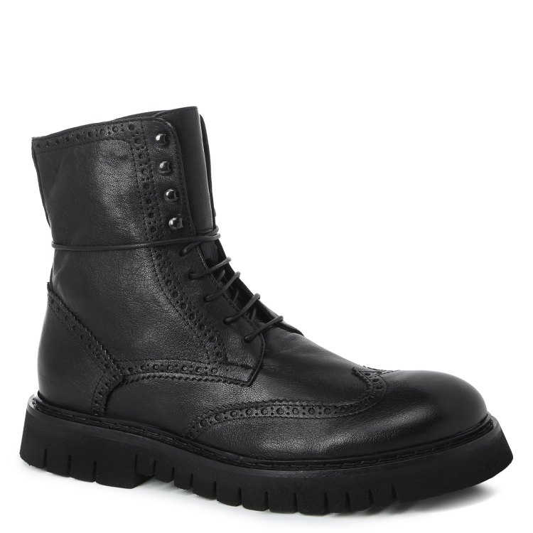 

Ботинки мужские Ernesto Dolani 3UFOR04 черные 41.5 EU, 3UFOR04