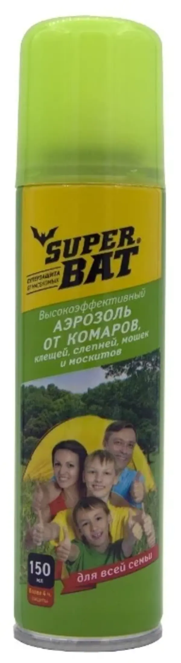 Аэрозоль от насекомых SuperBAT 150 мл