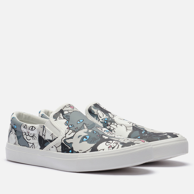 

Кеды Ripndip Family Tee Slip-On серый, размер 35 EU, Family Tee Slip-On