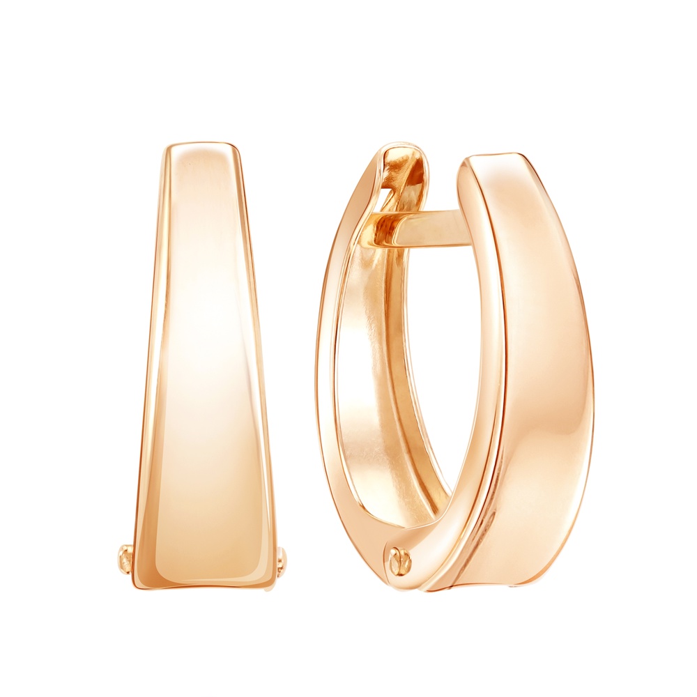 

Серьги конго из красного золота 585Gold 402004546, 402004546