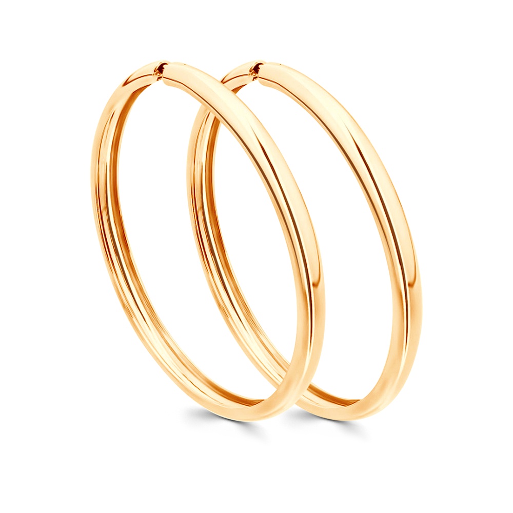 

Серьги конго из красного золота 585Gold 402004530, 402004530