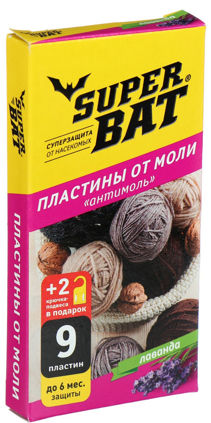 

Пластина от насекомых SuperBAT 18 г