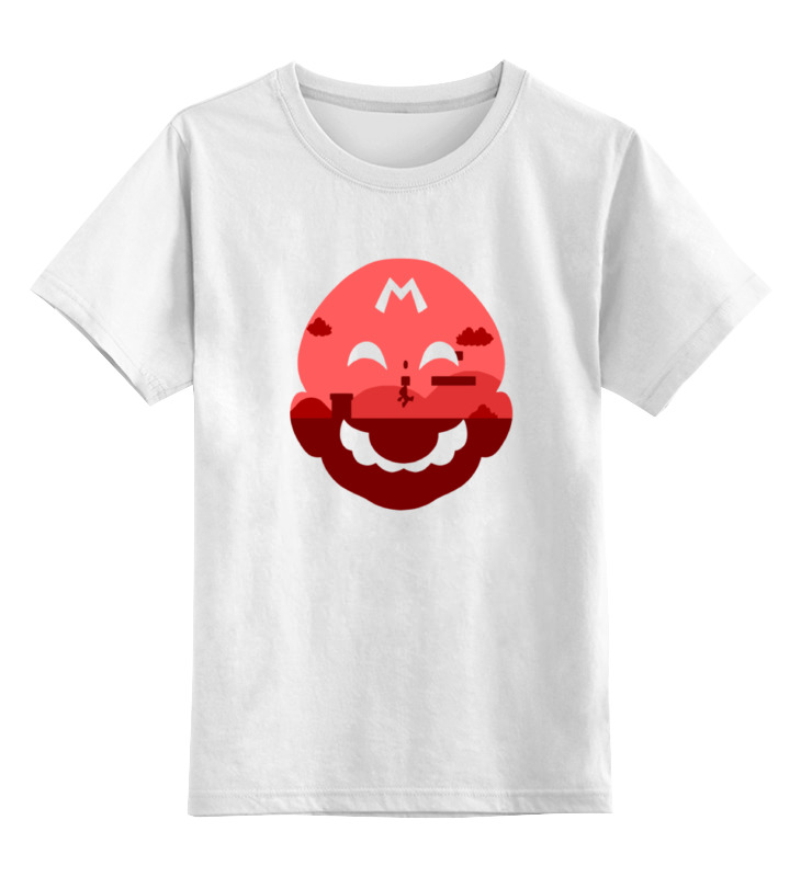 

Футболка детская Printio Марио (mario) цв. белый р. 128, Марио (mario)