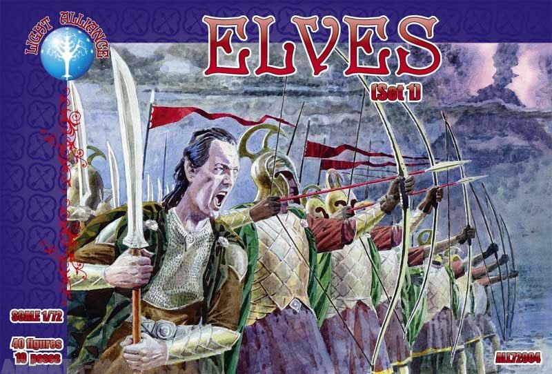 

ALL72004 Фигуры Elves set 1 1/72