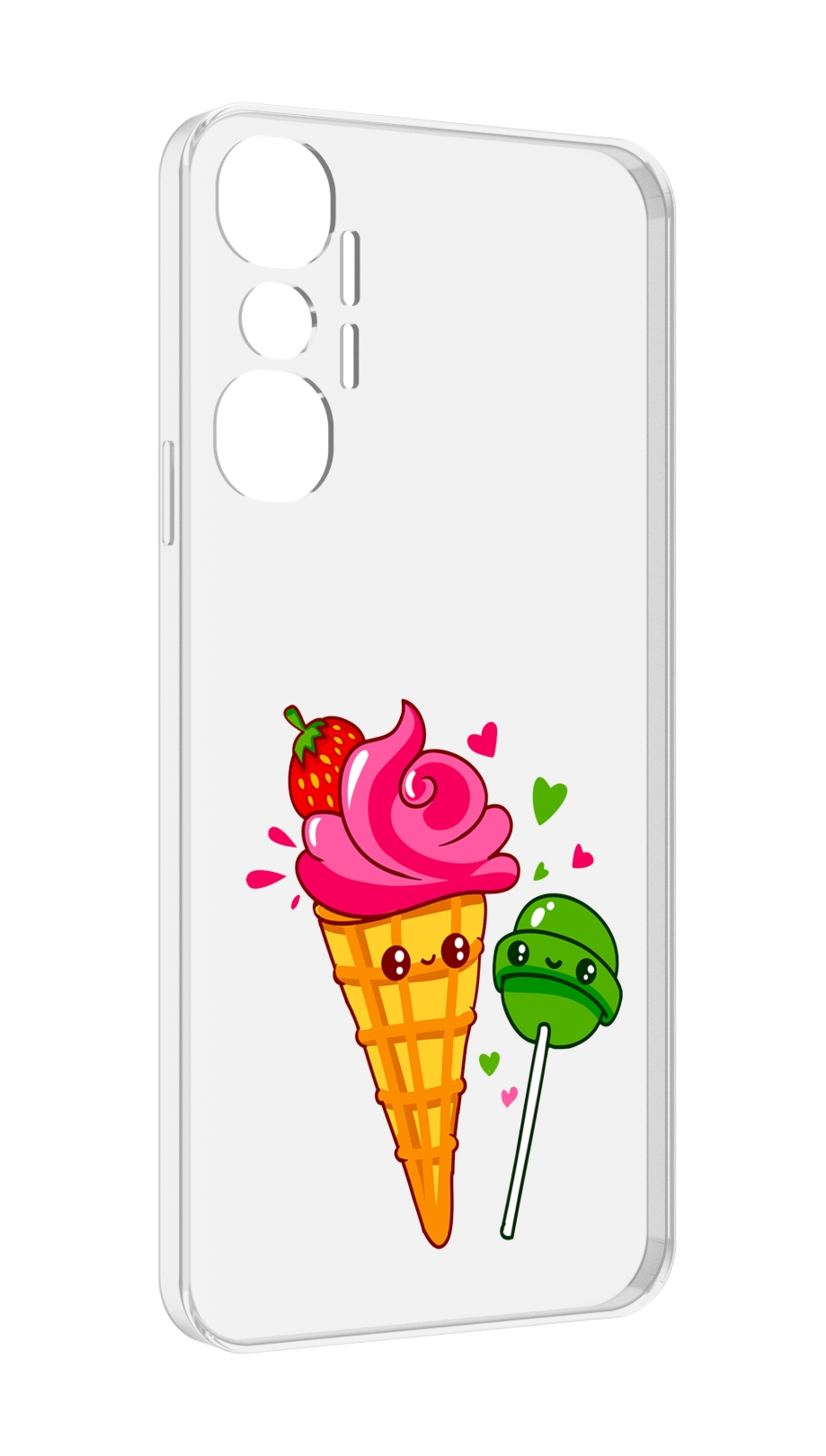 

Чехол MyPads Вкусняшки для Infinix Hot 20 4G, Прозрачный, Tocco