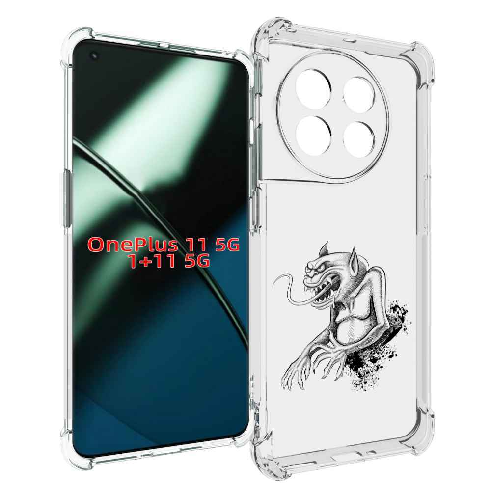 

Чехол MyPads чорт для OnePlus 11, Прозрачный, Tocco