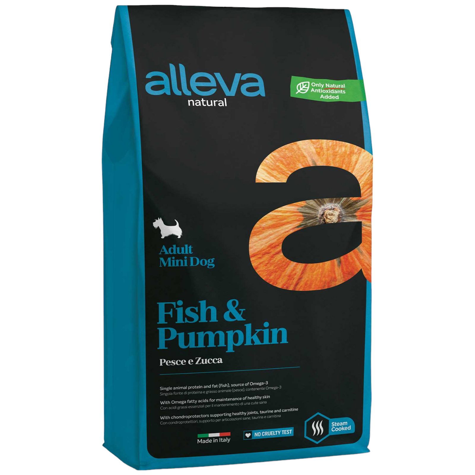 Сухой корм для собак Diusapet srl Alleva Natural Adult Fish And Pumpkin Mini, 12кг