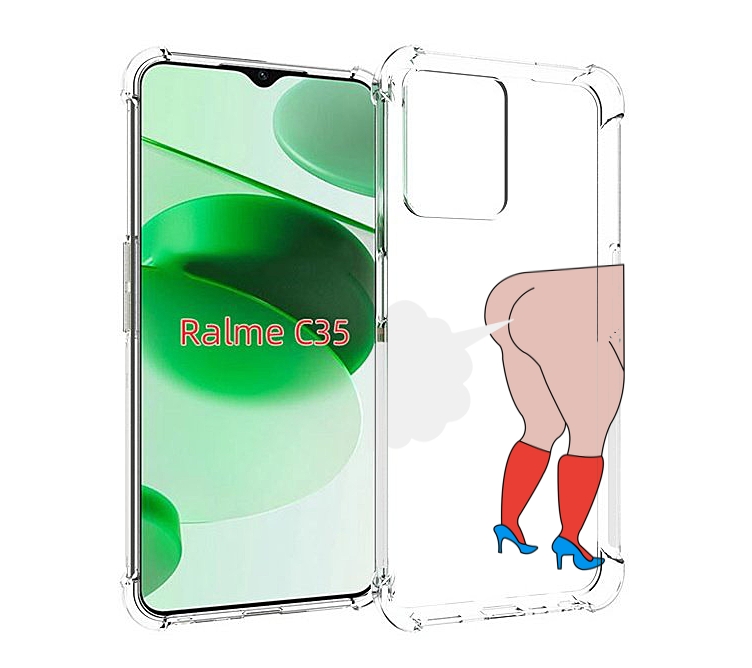 

Чехол MyPads смешная-ситуация детский для Realme C35 / Narzo 50A Prime, Прозрачный, Tocco