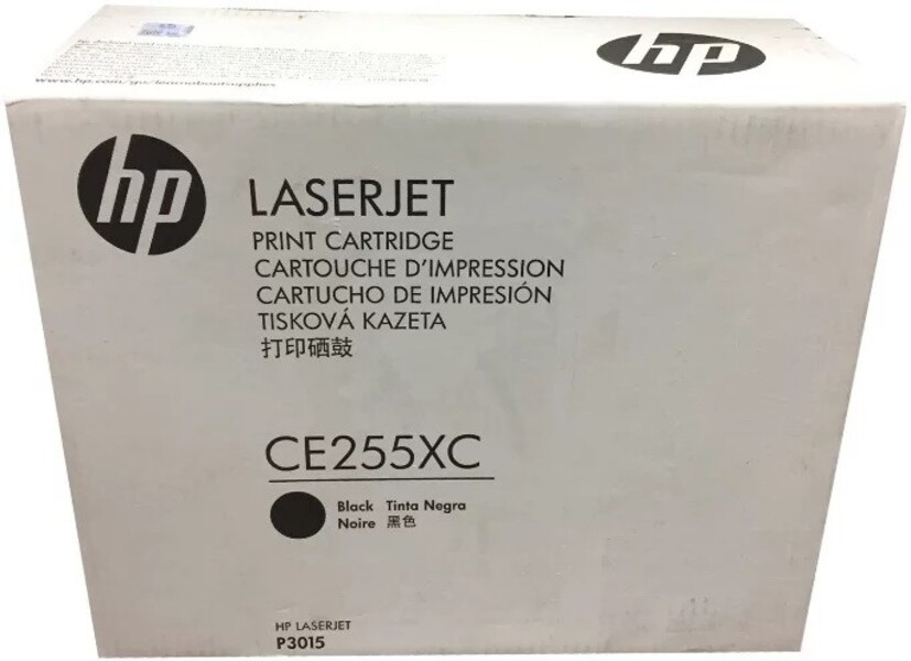 

Картридж для лазерного принтера HP (CE255XC) черный, оригинальный