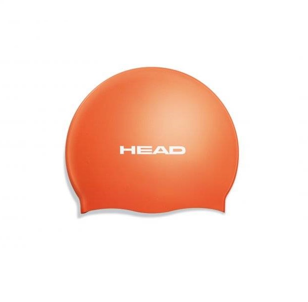 Шапочка для плавания HEAD SILICONE FLAT цворанжевый 1449₽