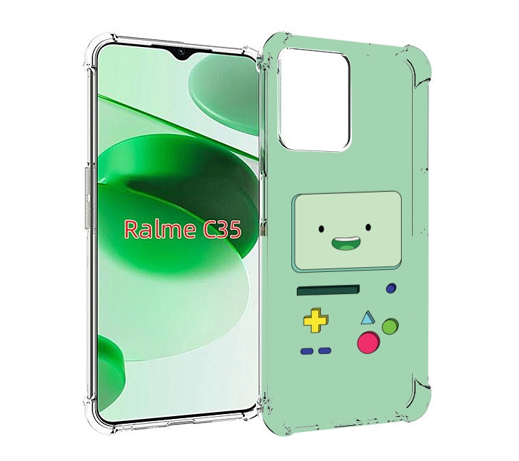 

Чехол MyPads собери-приставку детский для Realme C35 / Narzo 50A Prime, Прозрачный, Tocco