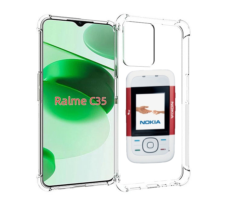 

Чехол MyPads старая нокия для Realme C35 / Narzo 50A Prime, Прозрачный, Tocco