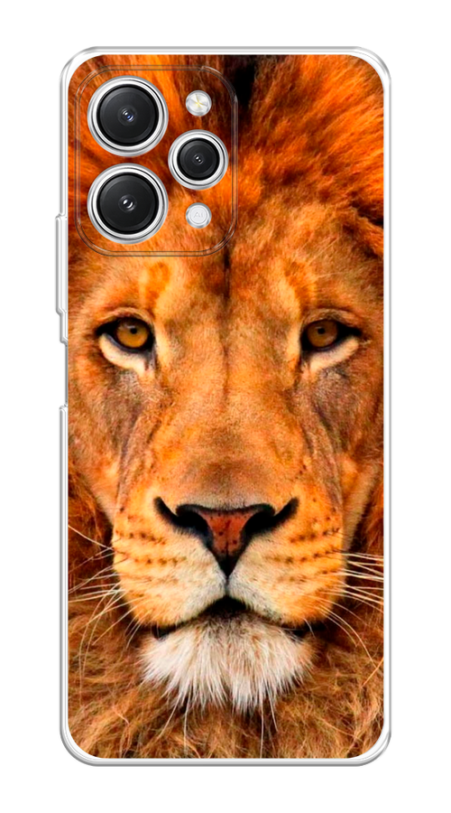 

Чехол на Xiaomi Redmi 12 "Благородный лев", Оранжевый, 319250-1