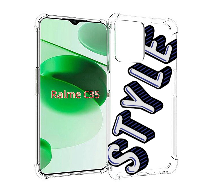 

Чехол MyPads стиль для Realme C35 / Narzo 50A Prime, Прозрачный, Tocco