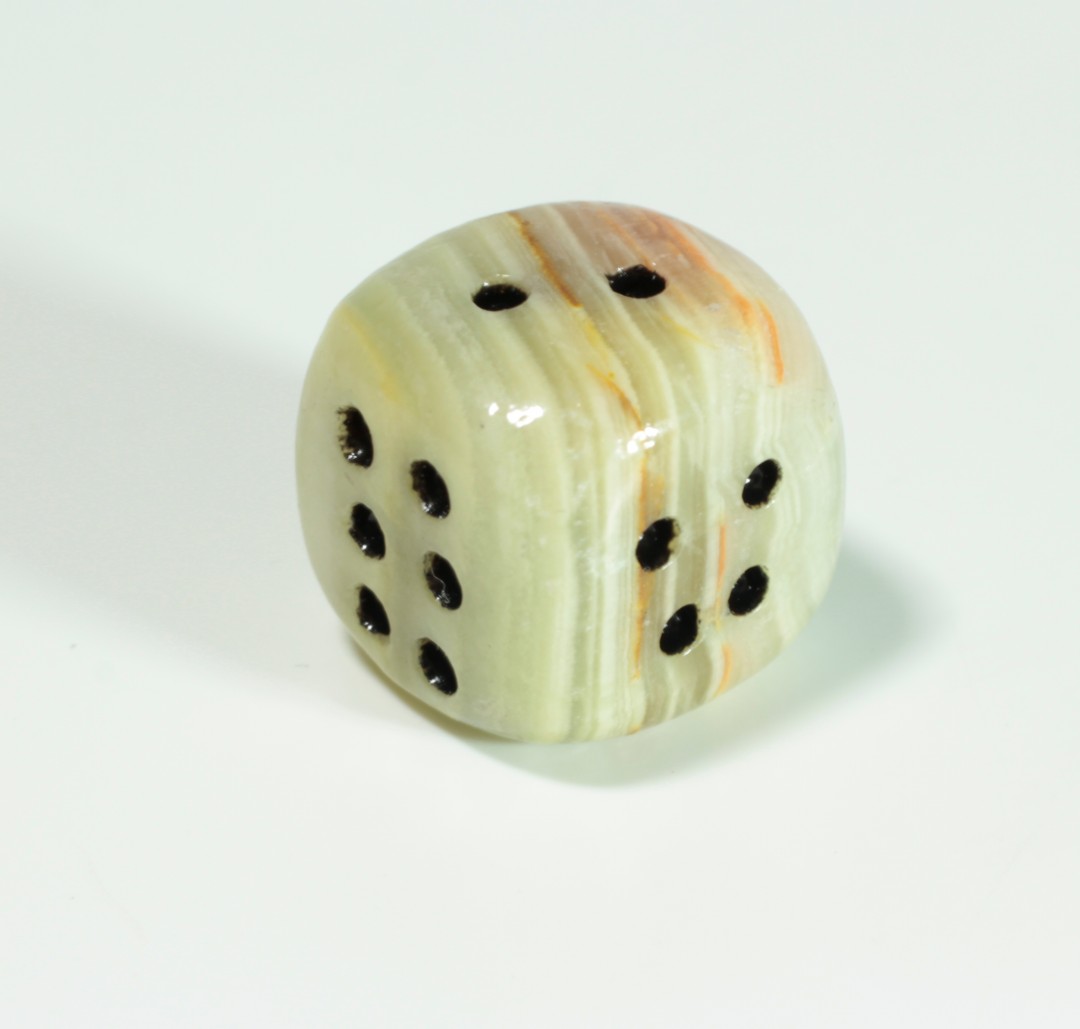 Кубик для настольных игр T&Z_Mineral из натурального камня Оникс набор ступка с пестиком оникс