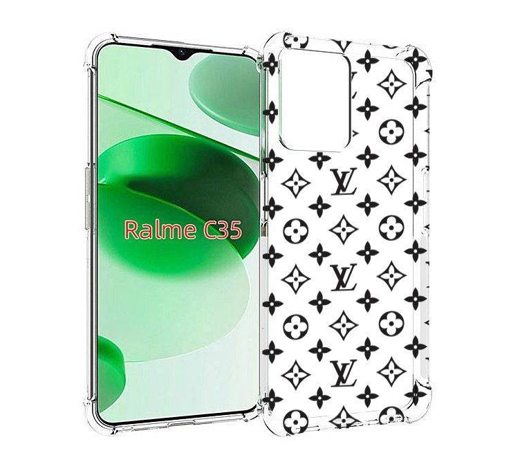 

Чехол MyPads стильный-принт-на для Realme C35 / Narzo 50A Prime, Прозрачный, Tocco