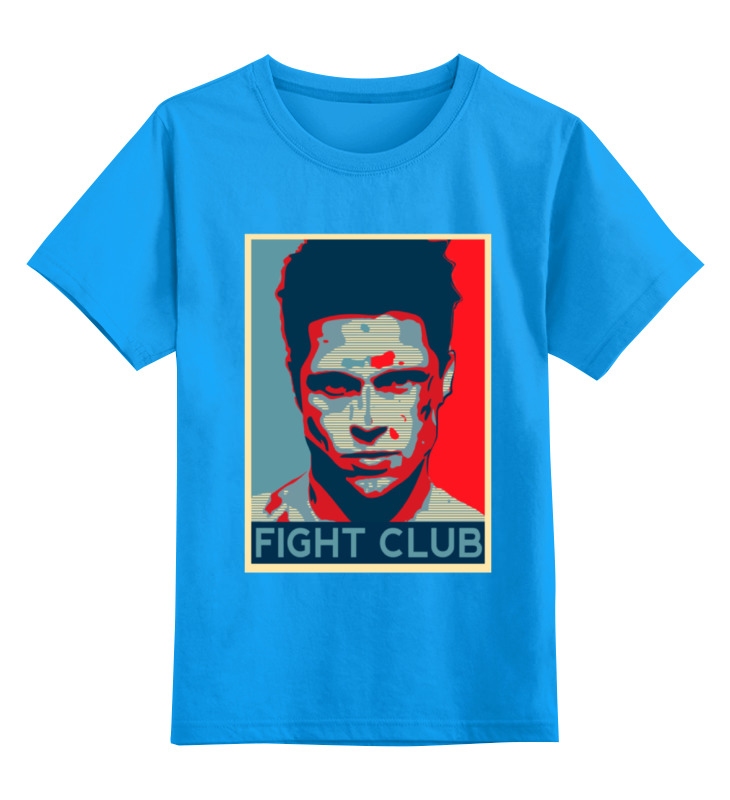 

Футболка детская Printio Tyler durden (fight club) цв. голубой р. 128, Tyler durden (fight club)