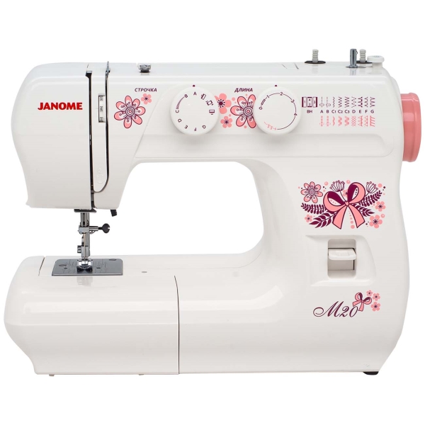 

Швейная машина Janome M20, Белый;розовый, M20
