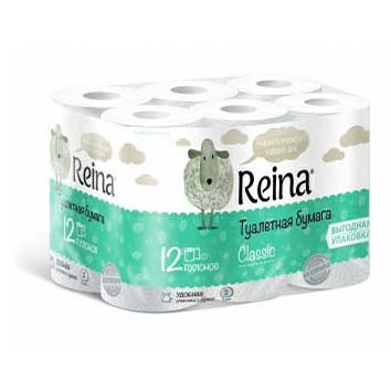 Купить Туалетная бумага Reina Classic 12 шт
