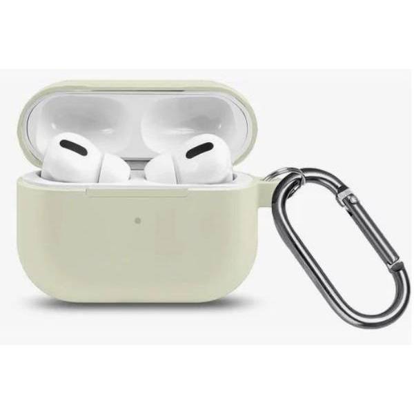 

Силиконовый чехол для Apple AirPods Pro, античный белый