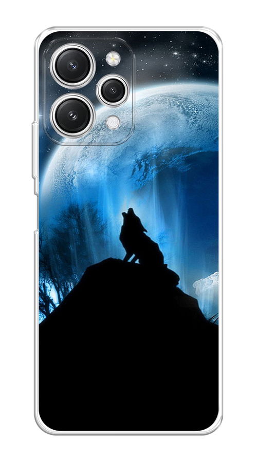 

Чехол на Xiaomi Redmi 12 "Волк 2", Синий;черный;белый, 319250-1