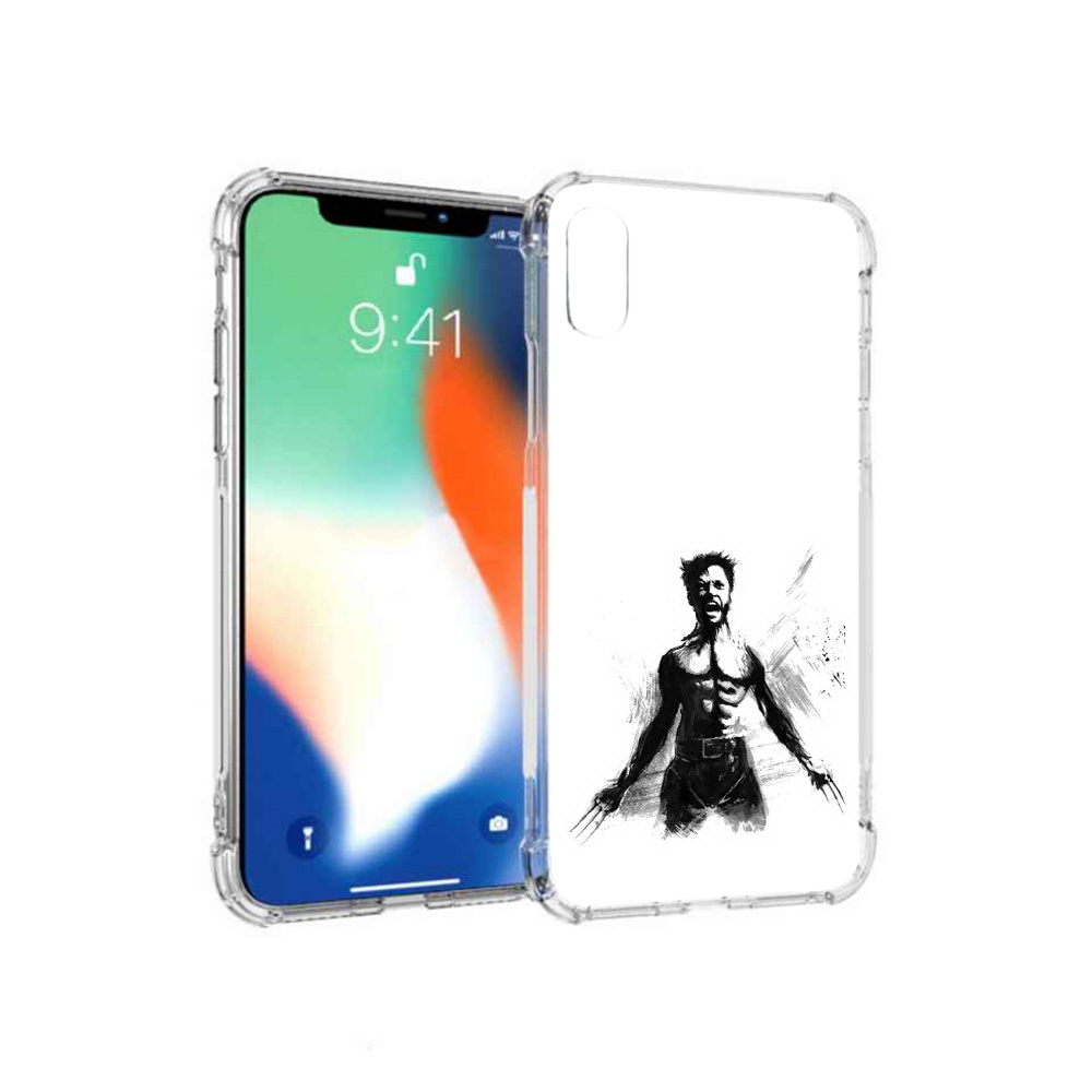 

Чехол MyPads Tocco для Apple iPhone XS Max росомаха (PT117540.614.587), Прозрачный, Tocco
