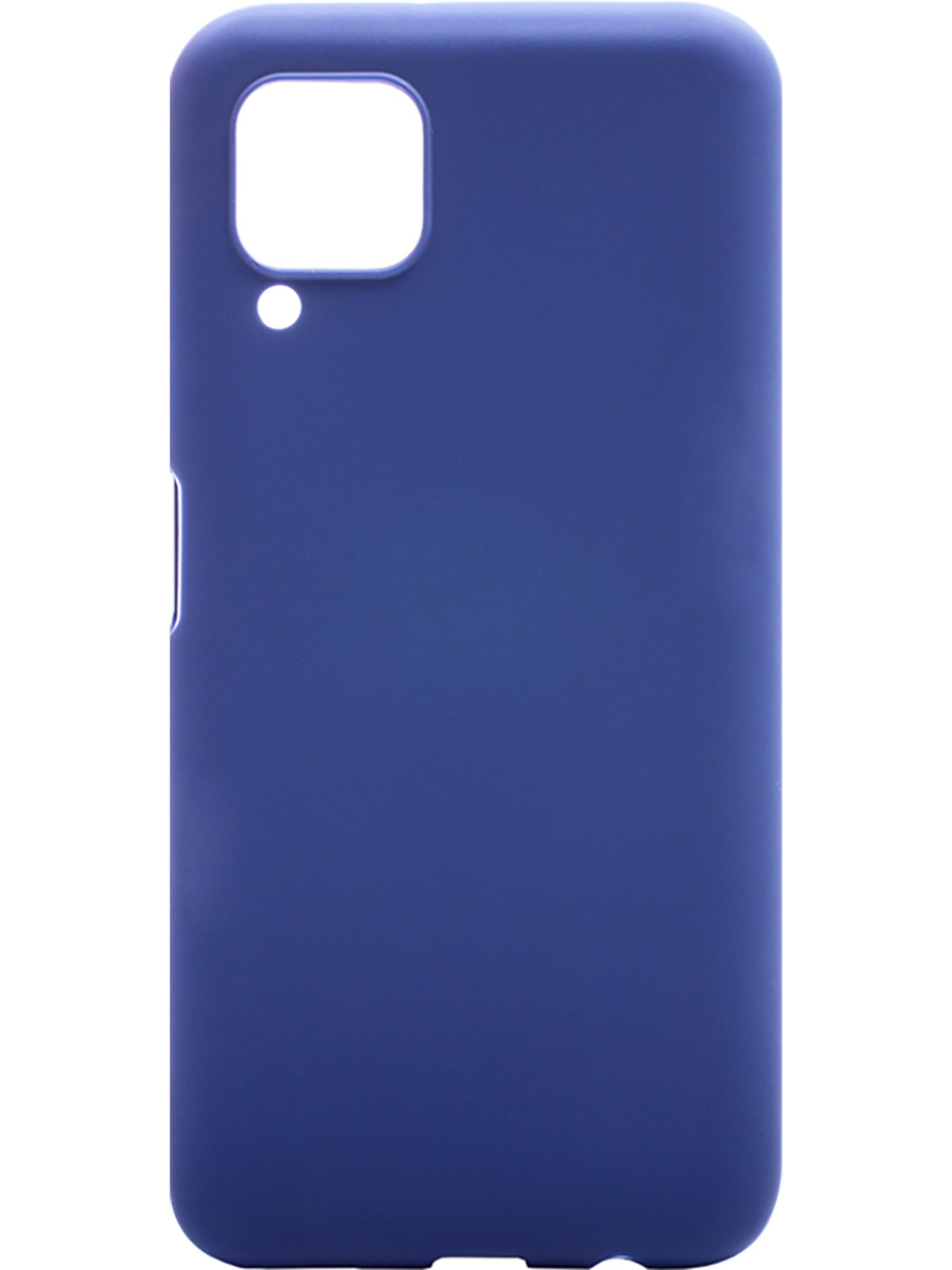 

Силиконовый чехол на Huawei P40 Lite матовый синий, 722839713