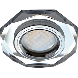 

Светильник встраиваемый MR16 DL1652 GU5.3 Glass Ecola FC1652EFF 2 шт