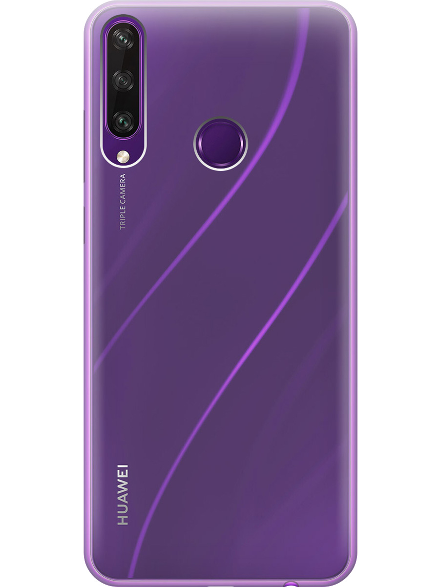 

Силиконовый чехол на Huawei Y6P прозрачный, 723101031
