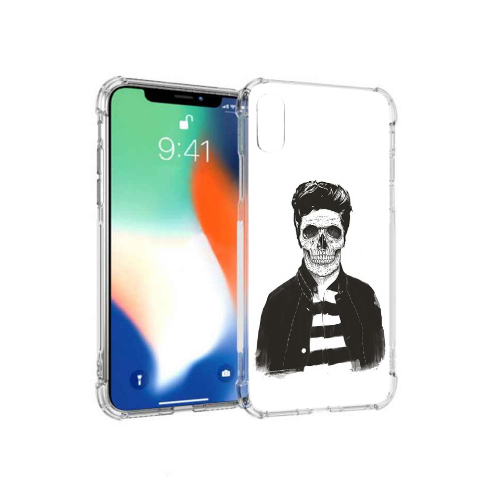 

Чехол MyPads Tocco для Apple iPhone XS Max скелет (PT117540.614.604), Прозрачный, Tocco