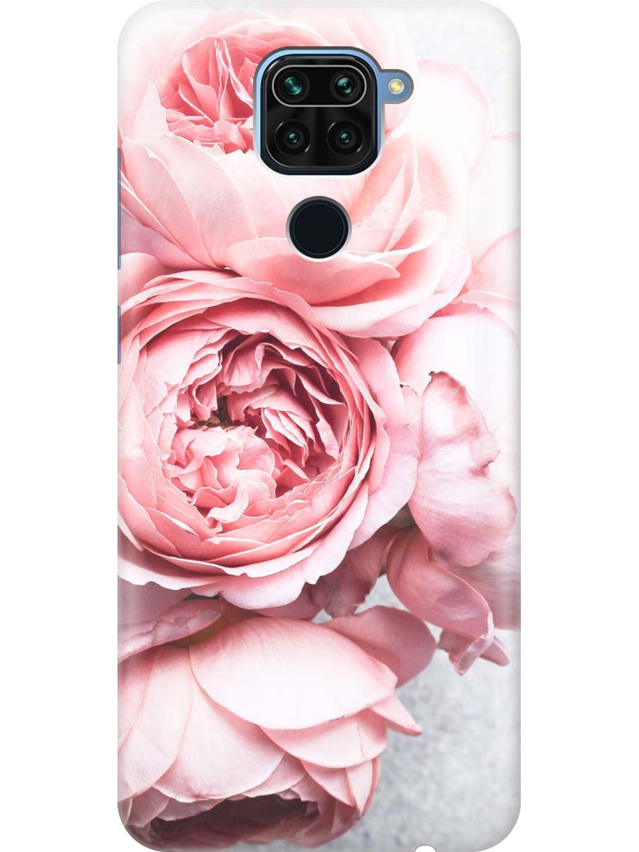 

Силиконовый чехол на Xiaomi Redmi Note 9 с принтом "Нежность", Прозрачный;белый;зеленый;розовый, 723101321