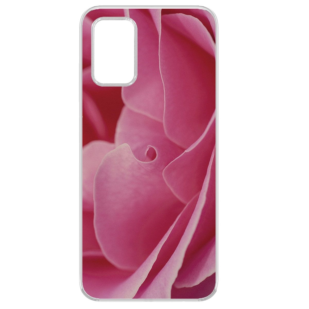 

Чехол-накладка Krutoff Clear Case Лепестки для Samsung Galaxy A03s (A037), Прозрачный