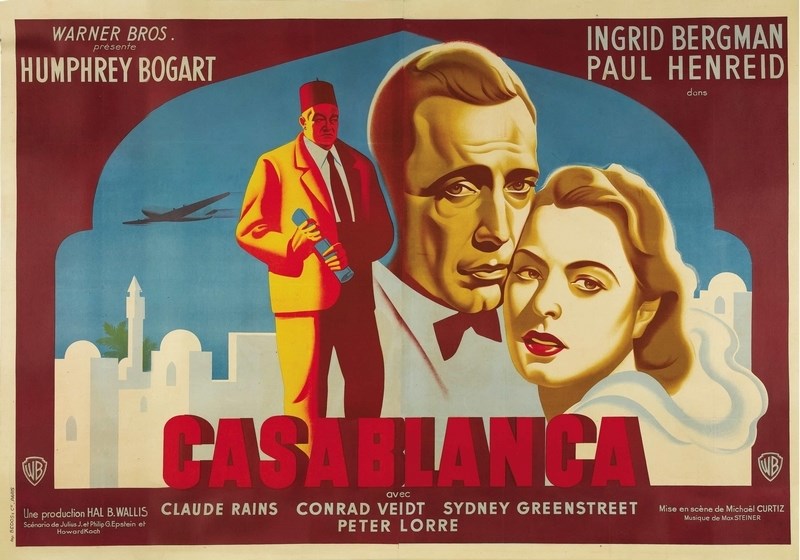 

Постер к фильму "Касабланка" (Casablanca) A3