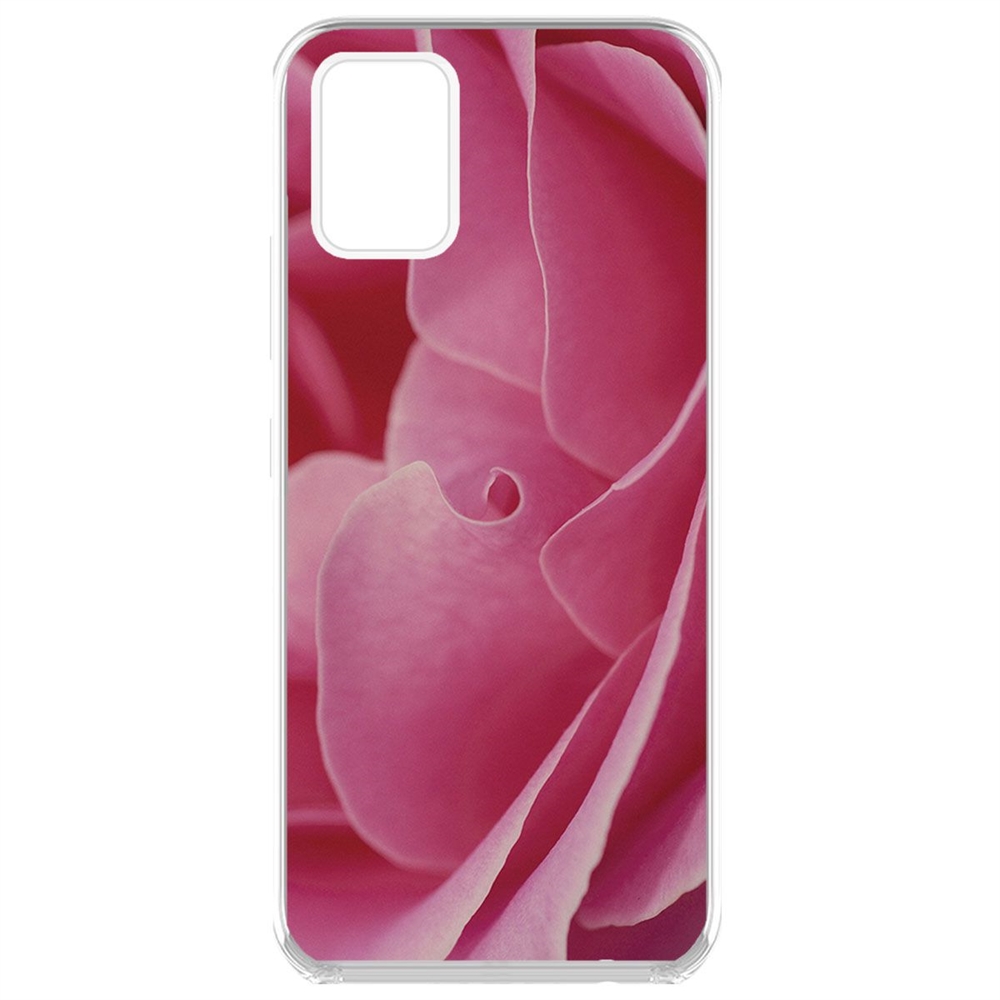 

Чехол-накладка Krutoff Clear Case Лепестки для Samsung Galaxy A71 (A715)