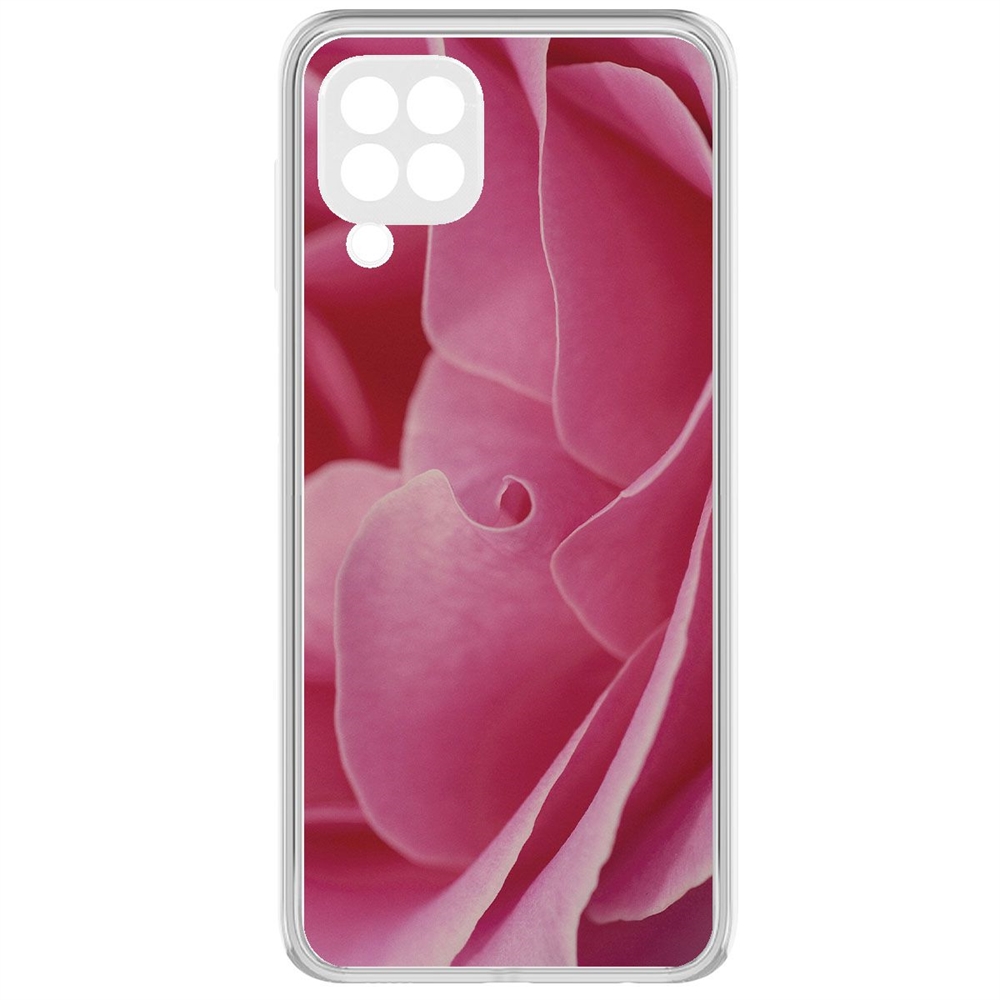 

Чехол-накладка Krutoff Clear Case Лепестки для Samsung Galaxy M32 (M325)