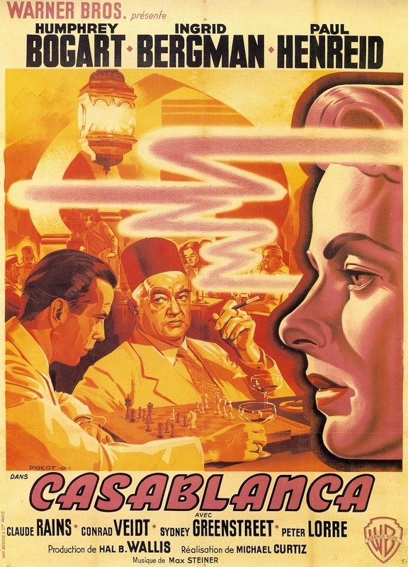 

Постер к фильму "Касабланка" (Casablanca) A3