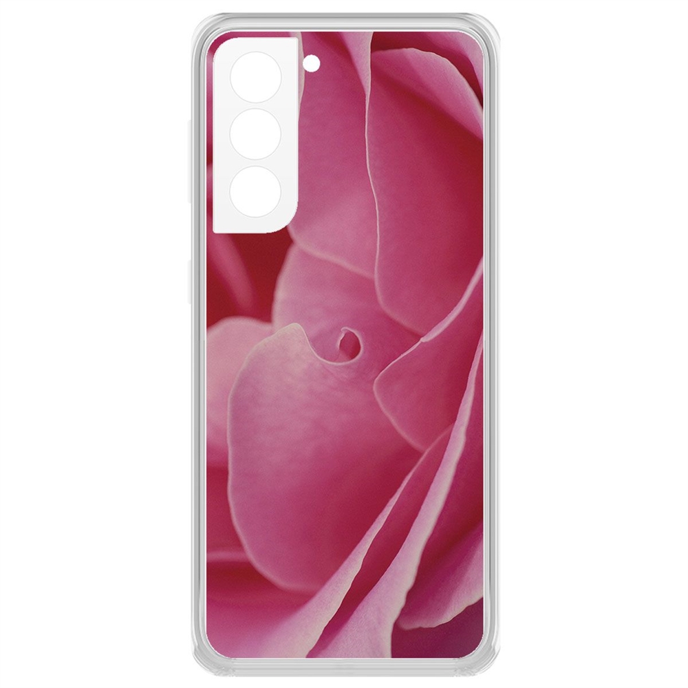 

Чехол-накладка Krutoff Clear Case Лепестки для Samsung Galaxy S21+ (G996)