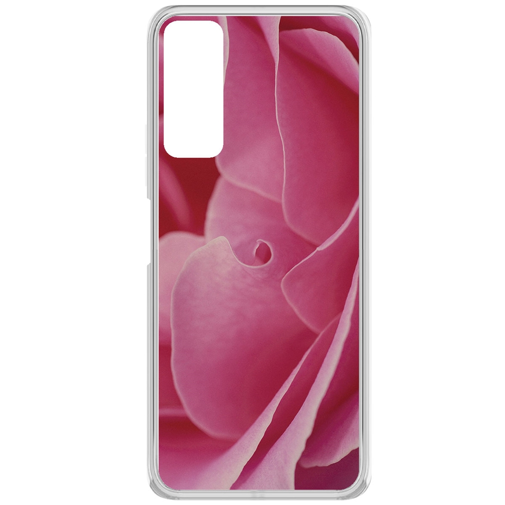 

Чехол-накладка Krutoff Clear Case Лепестки для TECNO Camon 17P