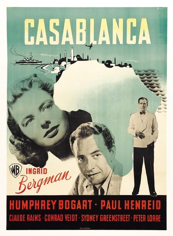 

Постер к фильму "Касабланка" (Casablanca) A3