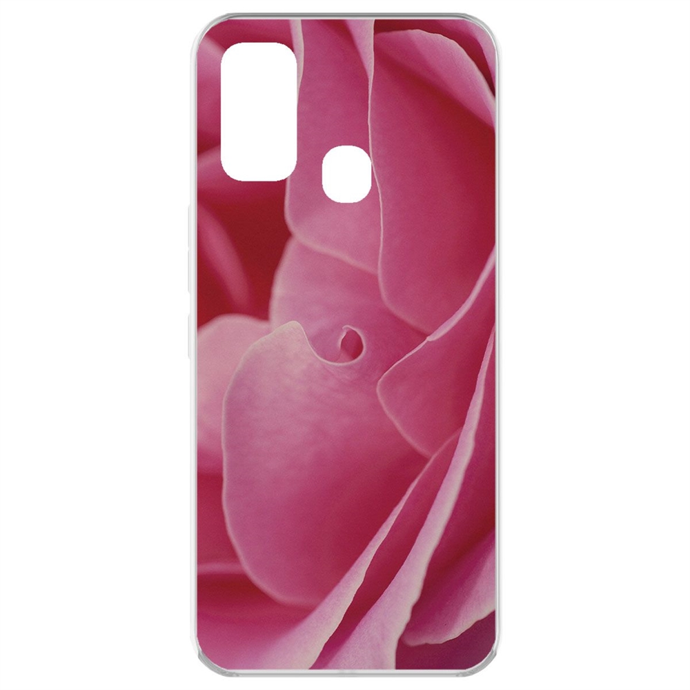 

Чехол-накладка Krutoff Clear Case Лепестки для TECNO Spark 7, Прозрачный