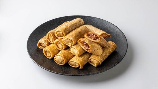 

Блинчики ВкусВилл Большая порция с вареной сгущенкой охлажденные 740 г