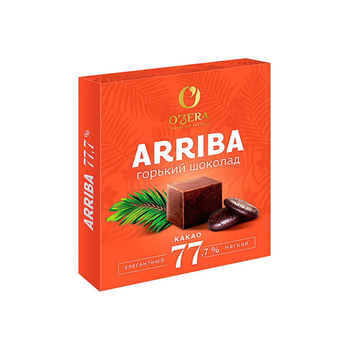 Шоколад O'Zera Arriba, содержание какао 77,7%, 3 шт по 90 г