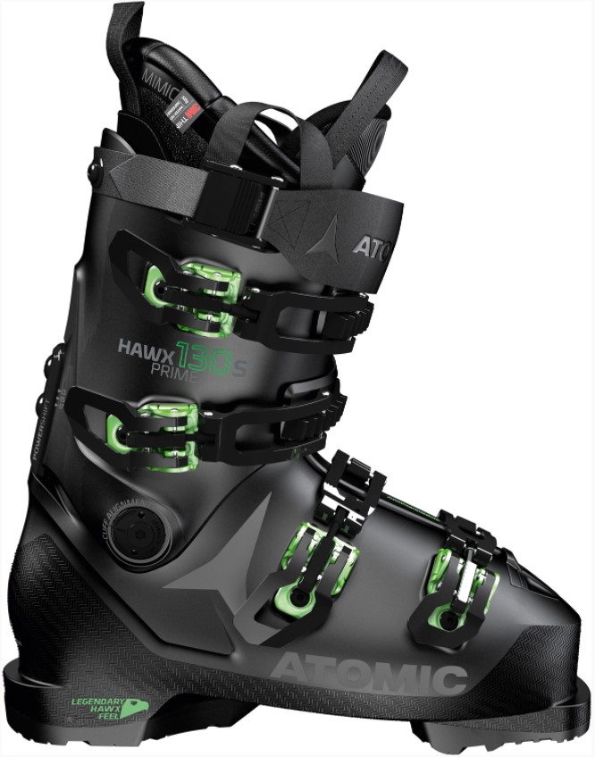 фото Горнолыжные ботинки atomic hawx prime 130 s gw black/green (см:25)