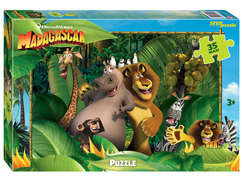 

Пазл Step Puzzle Мадагаскар - 3 91244