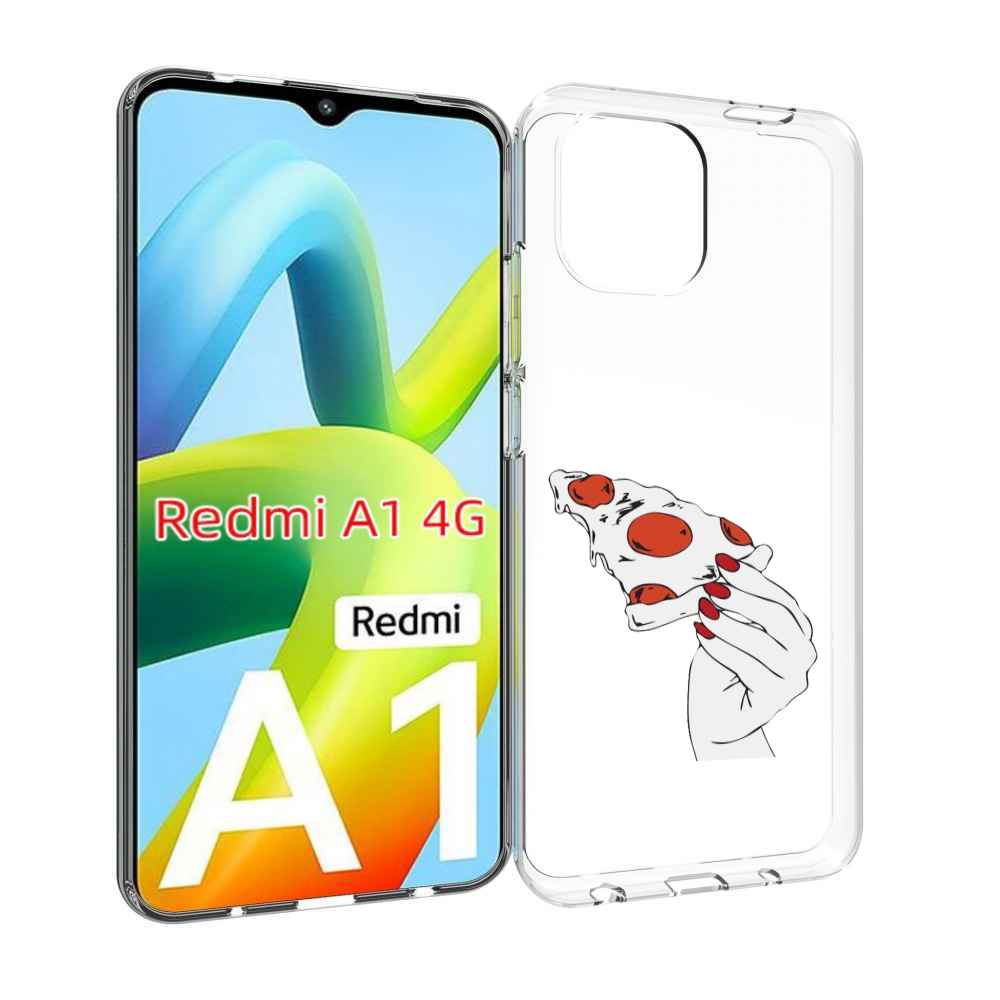 

Чехол MyPads белая-пицца для Xiaomi Redmi A1, Прозрачный, Tocco