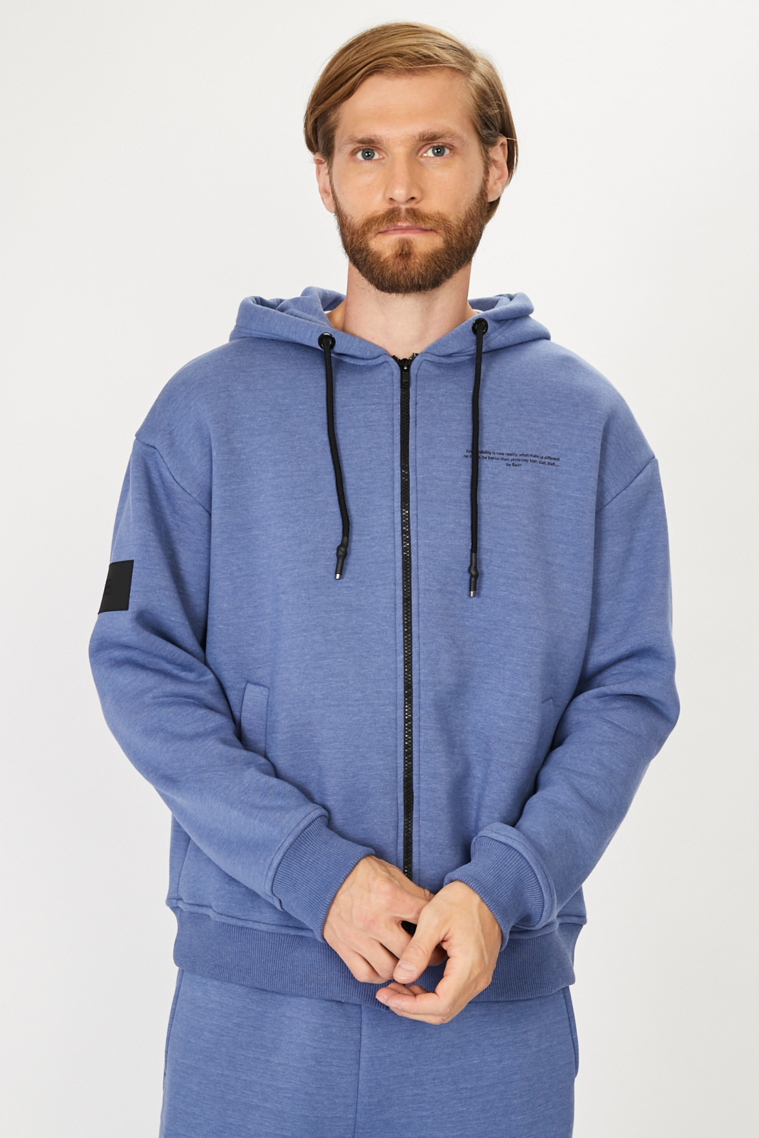 

Толстовка мужская Baon B611516 синяя 3XL, B611516