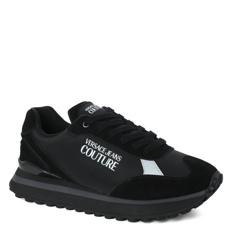 

Кроссовки мужские Versace Jeans Couture 74YA3SE2 черные 43 EU, 74YA3SE2