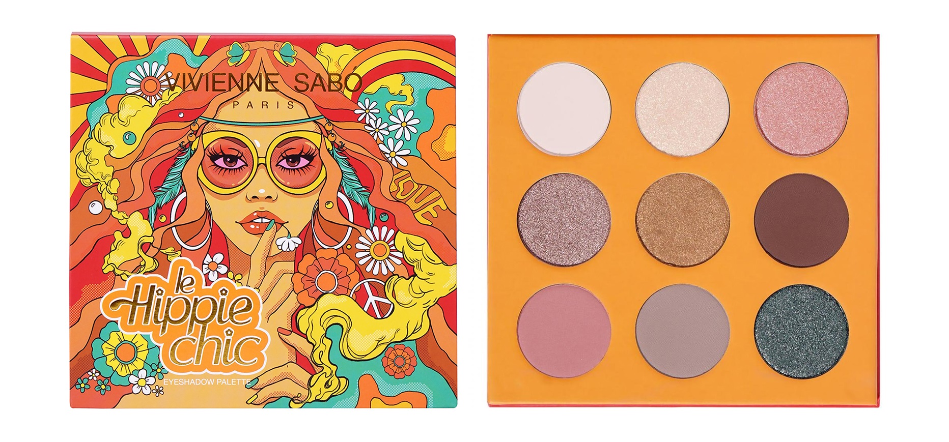 

Палетка теней для век Vivienne Sabo Le Hippie Chic Eyeshadow Palette 15г