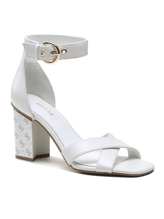 

Босоножки Yancy FL6YAN LEA03 Guess белый 39 EU, Yancy FL6YAN LEA03